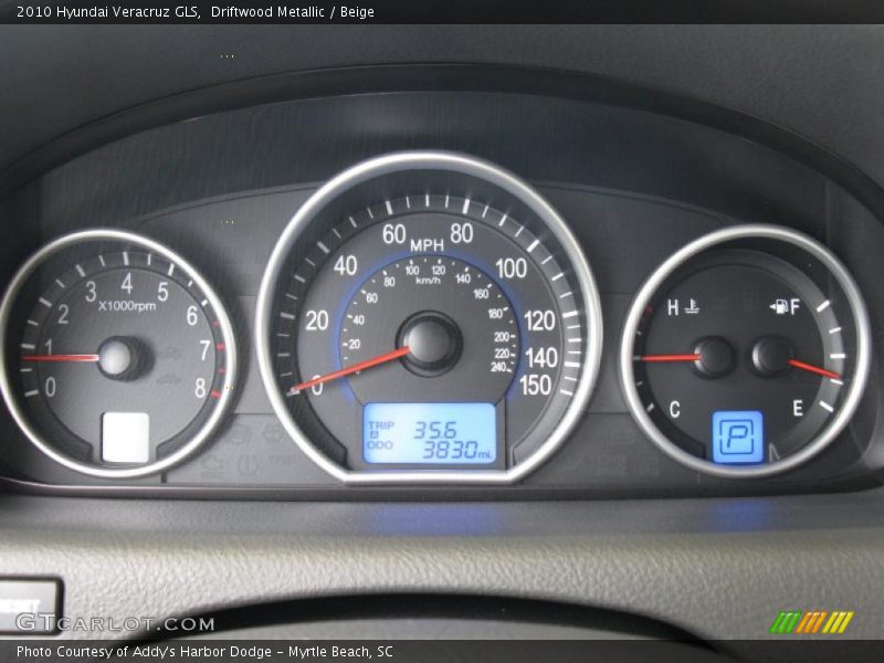Driftwood Metallic / Beige 2010 Hyundai Veracruz GLS