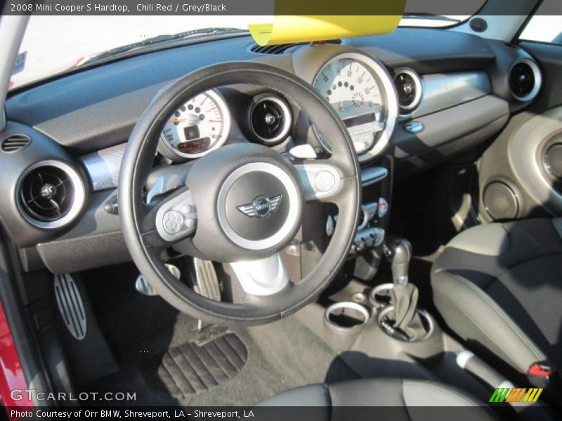 Chili Red / Grey/Black 2008 Mini Cooper S Hardtop