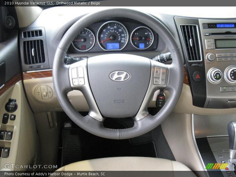 Driftwood Metallic / Beige 2010 Hyundai Veracruz GLS