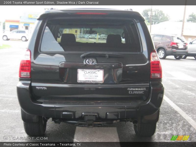 Shadow Mica / Dark Charcoal 2006 Toyota 4Runner Sport Edition