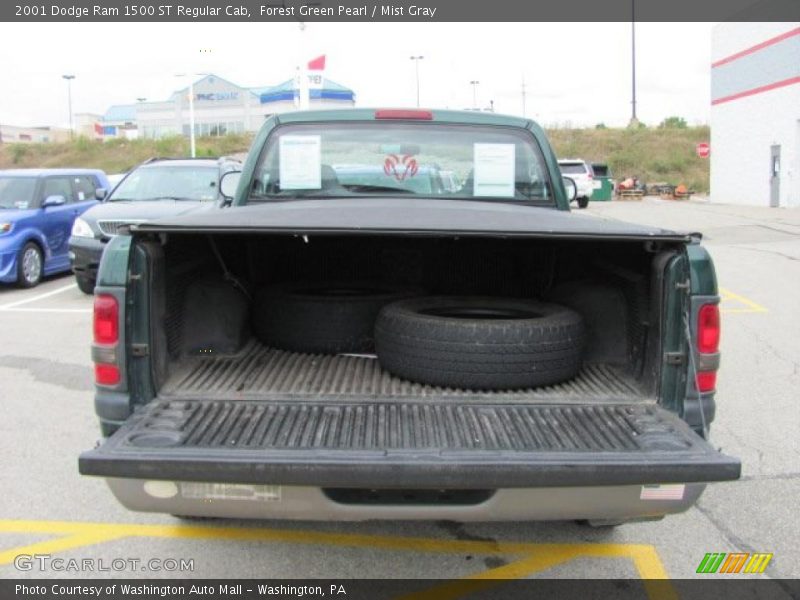 Forest Green Pearl / Mist Gray 2001 Dodge Ram 1500 ST Regular Cab