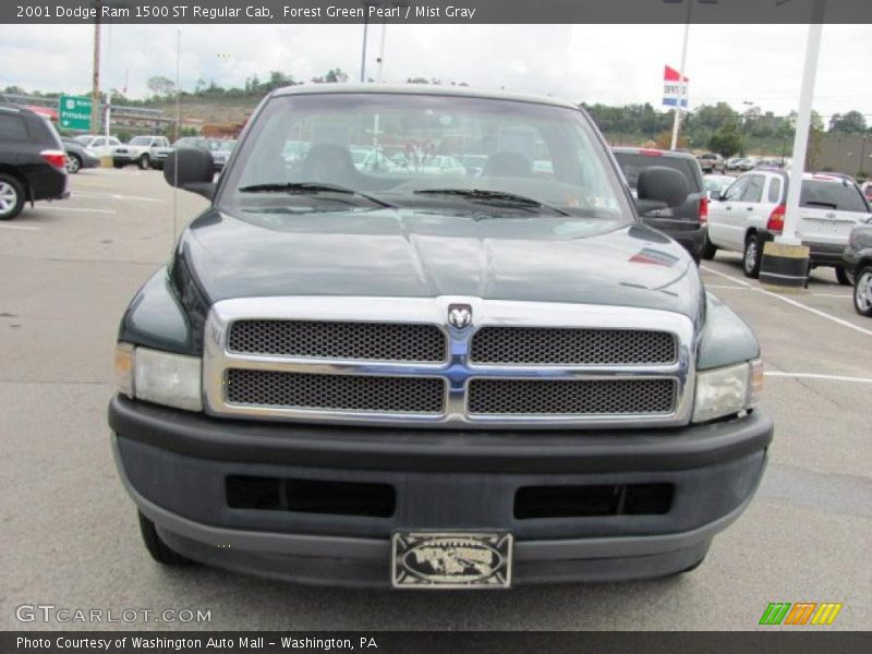 Forest Green Pearl / Mist Gray 2001 Dodge Ram 1500 ST Regular Cab
