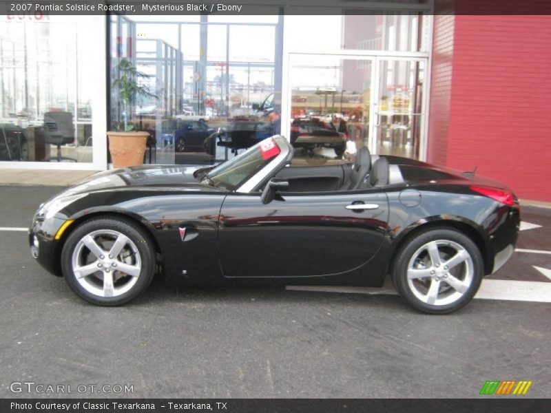 Mysterious Black / Ebony 2007 Pontiac Solstice Roadster