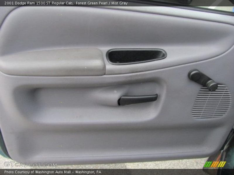 Forest Green Pearl / Mist Gray 2001 Dodge Ram 1500 ST Regular Cab