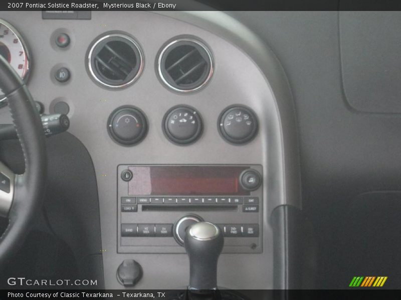 Mysterious Black / Ebony 2007 Pontiac Solstice Roadster