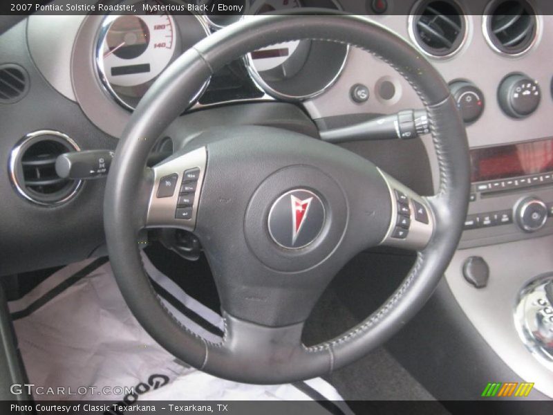 Mysterious Black / Ebony 2007 Pontiac Solstice Roadster