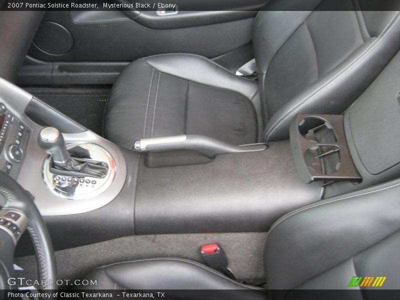 Mysterious Black / Ebony 2007 Pontiac Solstice Roadster