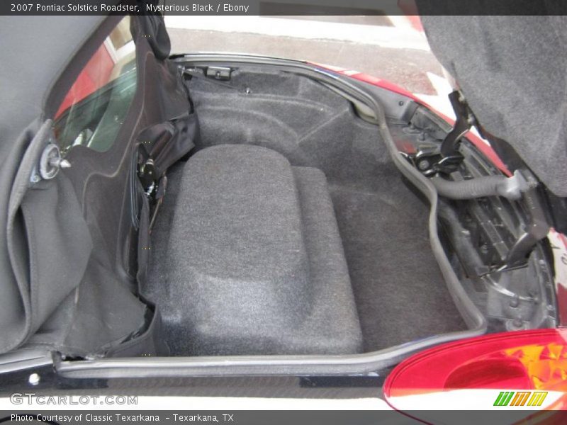 Mysterious Black / Ebony 2007 Pontiac Solstice Roadster