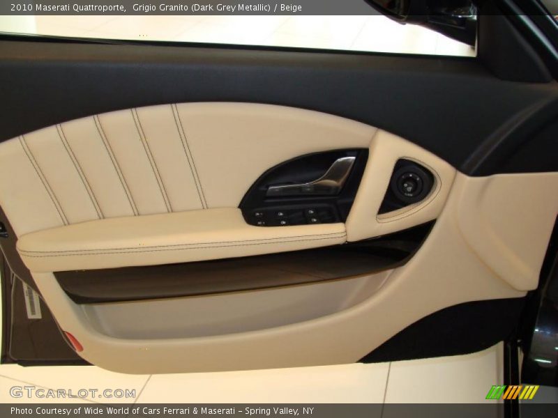 Grigio Granito (Dark Grey Metallic) / Beige 2010 Maserati Quattroporte