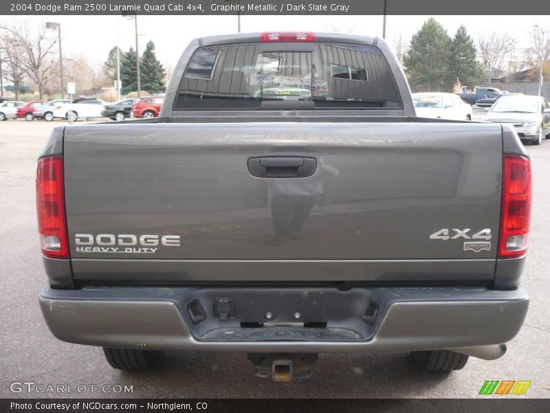 Graphite Metallic / Dark Slate Gray 2004 Dodge Ram 2500 Laramie Quad Cab 4x4