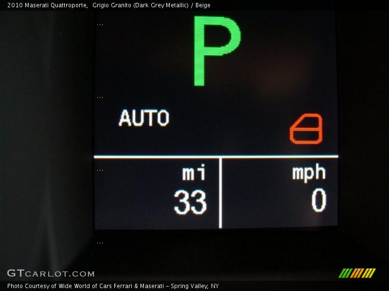Grigio Granito (Dark Grey Metallic) / Beige 2010 Maserati Quattroporte