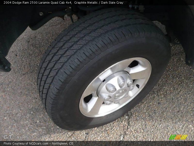 Graphite Metallic / Dark Slate Gray 2004 Dodge Ram 2500 Laramie Quad Cab 4x4