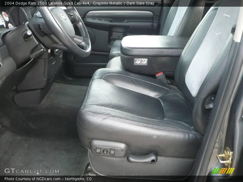 Graphite Metallic / Dark Slate Gray 2004 Dodge Ram 2500 Laramie Quad Cab 4x4