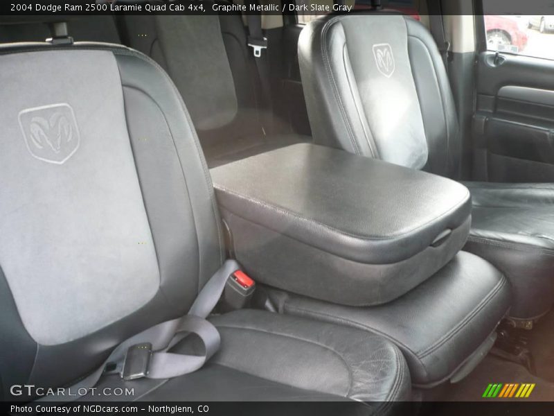 Graphite Metallic / Dark Slate Gray 2004 Dodge Ram 2500 Laramie Quad Cab 4x4