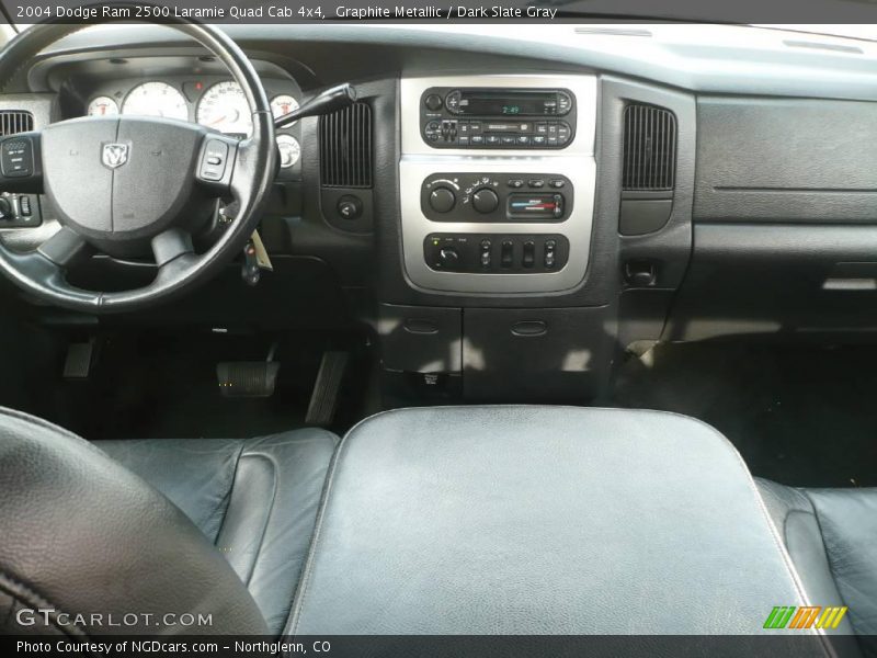 Graphite Metallic / Dark Slate Gray 2004 Dodge Ram 2500 Laramie Quad Cab 4x4