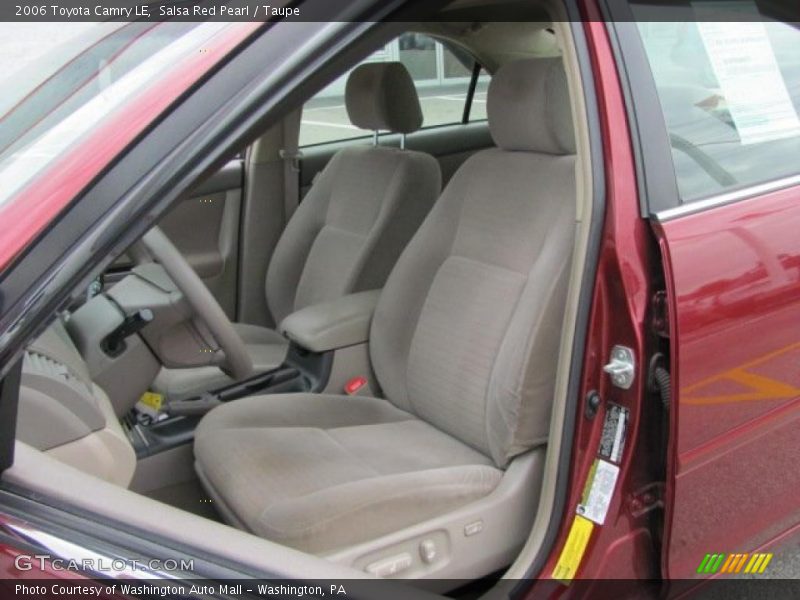 Salsa Red Pearl / Taupe 2006 Toyota Camry LE