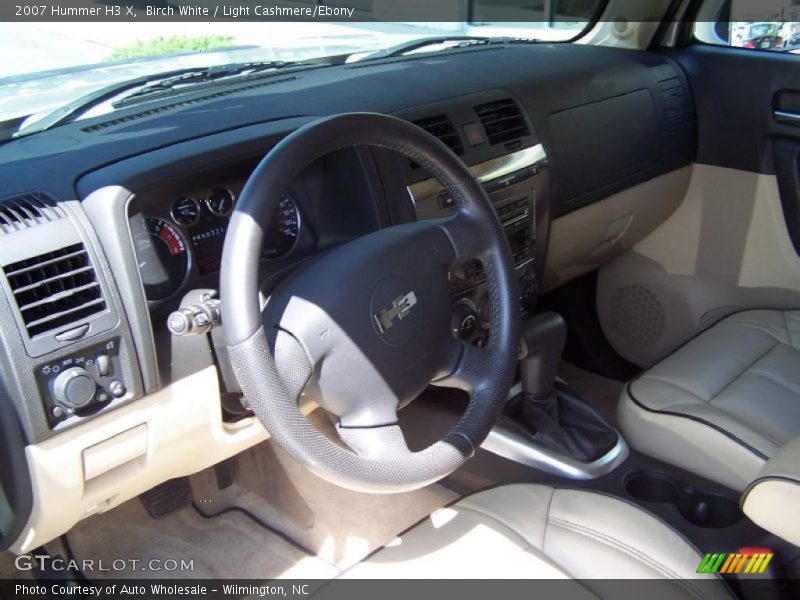 Birch White / Light Cashmere/Ebony 2007 Hummer H3 X