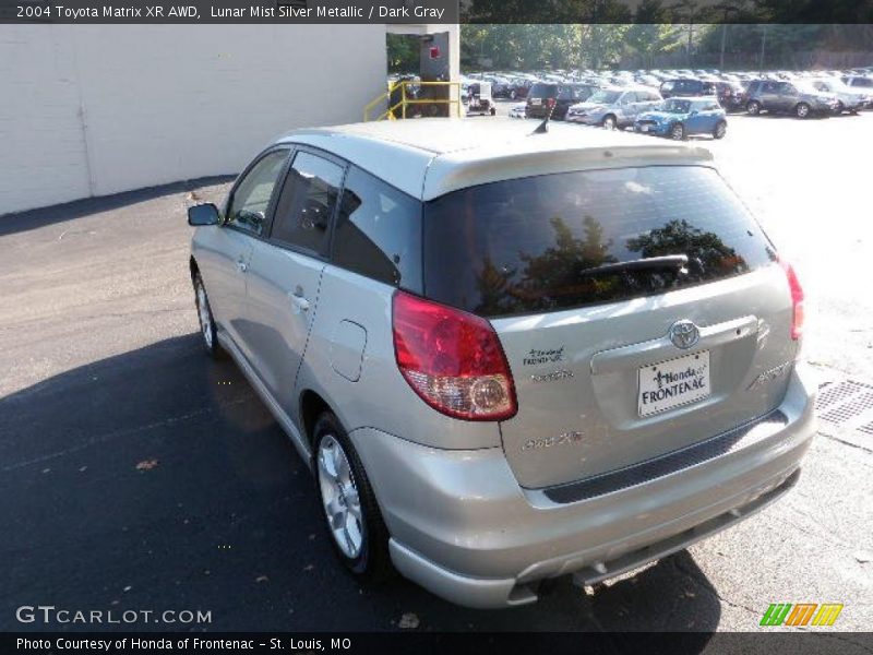 Lunar Mist Silver Metallic / Dark Gray 2004 Toyota Matrix XR AWD