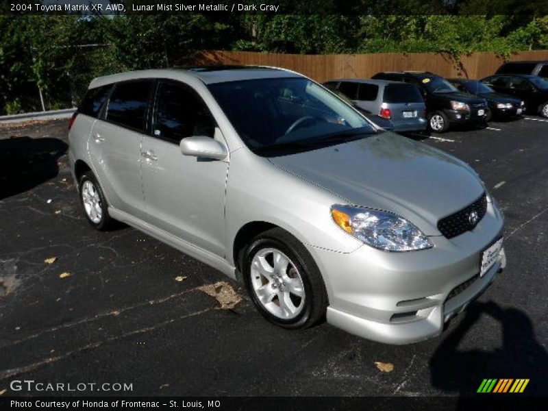 Lunar Mist Silver Metallic / Dark Gray 2004 Toyota Matrix XR AWD