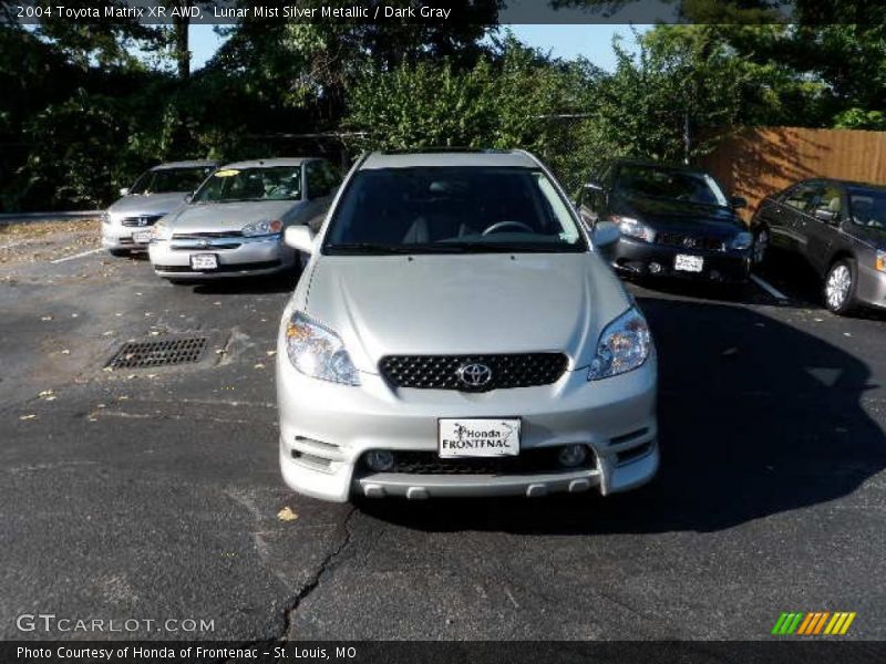 Lunar Mist Silver Metallic / Dark Gray 2004 Toyota Matrix XR AWD