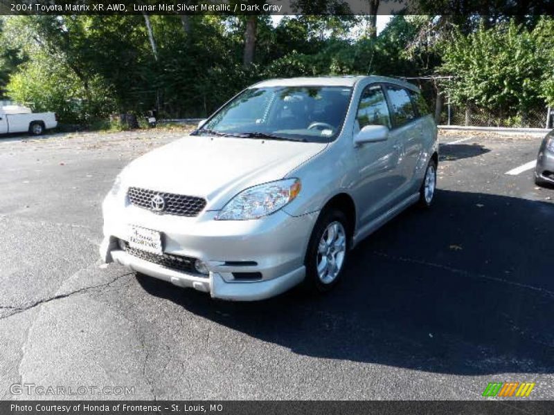 Lunar Mist Silver Metallic / Dark Gray 2004 Toyota Matrix XR AWD