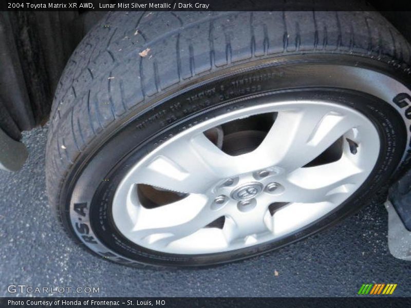 Lunar Mist Silver Metallic / Dark Gray 2004 Toyota Matrix XR AWD