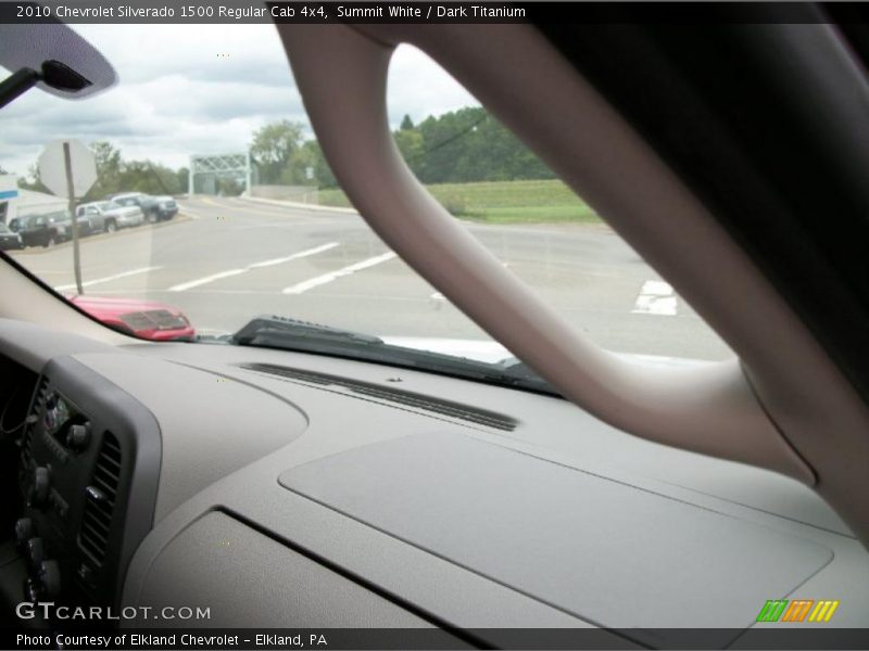 Summit White / Dark Titanium 2010 Chevrolet Silverado 1500 Regular Cab 4x4