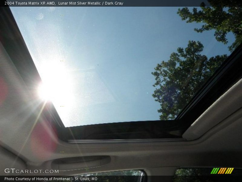 Lunar Mist Silver Metallic / Dark Gray 2004 Toyota Matrix XR AWD