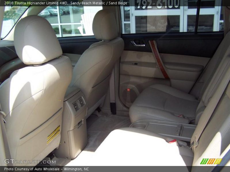 Sandy Beach Metallic / Sand Beige 2008 Toyota Highlander Limited 4WD