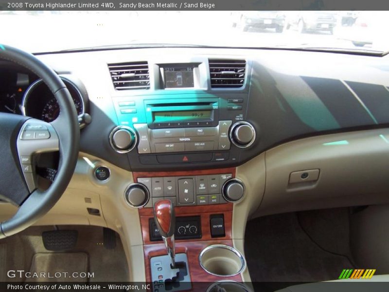 Sandy Beach Metallic / Sand Beige 2008 Toyota Highlander Limited 4WD