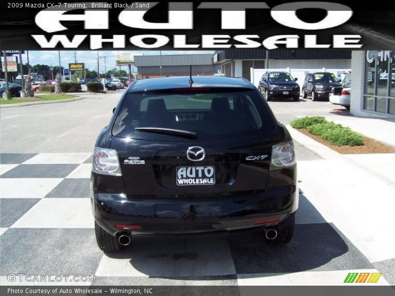 Brilliant Black / Sand 2009 Mazda CX-7 Touring