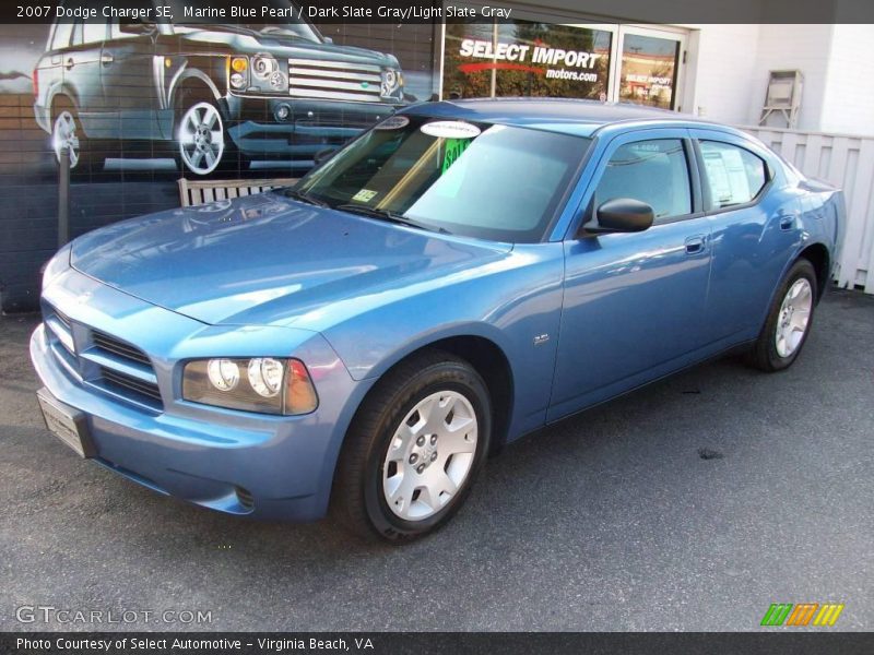Marine Blue Pearl / Dark Slate Gray/Light Slate Gray 2007 Dodge Charger SE