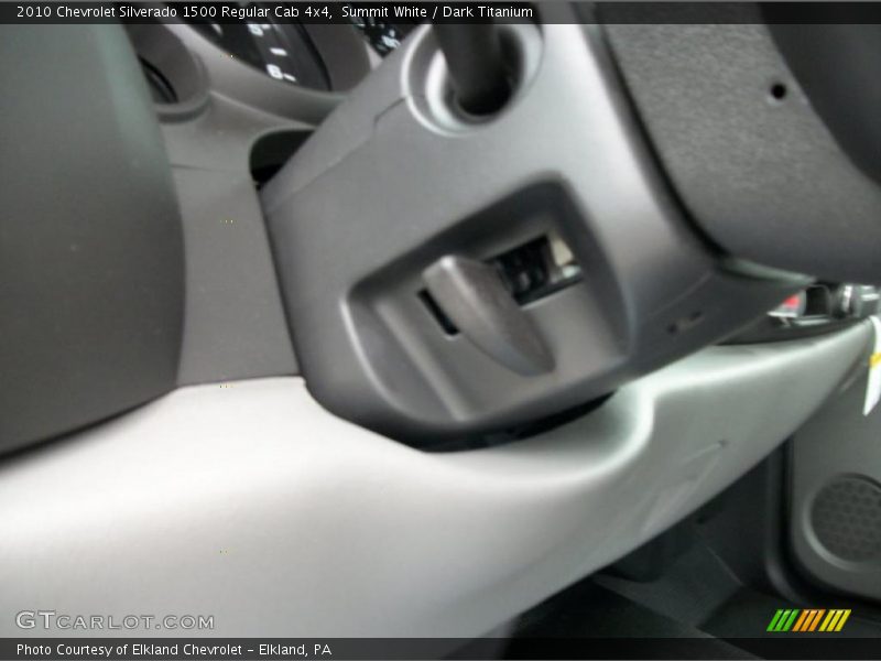 Summit White / Dark Titanium 2010 Chevrolet Silverado 1500 Regular Cab 4x4