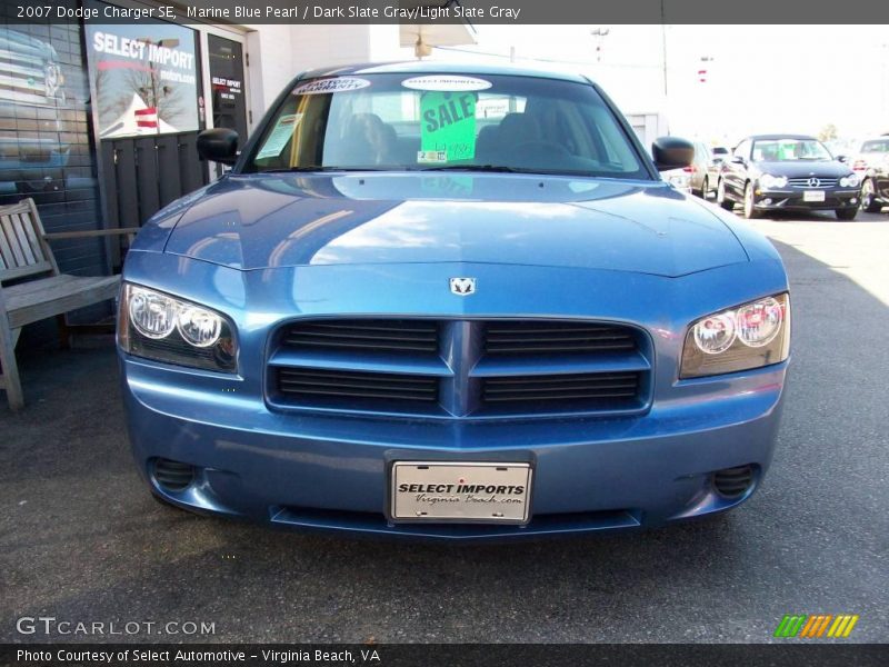 Marine Blue Pearl / Dark Slate Gray/Light Slate Gray 2007 Dodge Charger SE