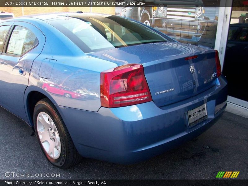 Marine Blue Pearl / Dark Slate Gray/Light Slate Gray 2007 Dodge Charger SE