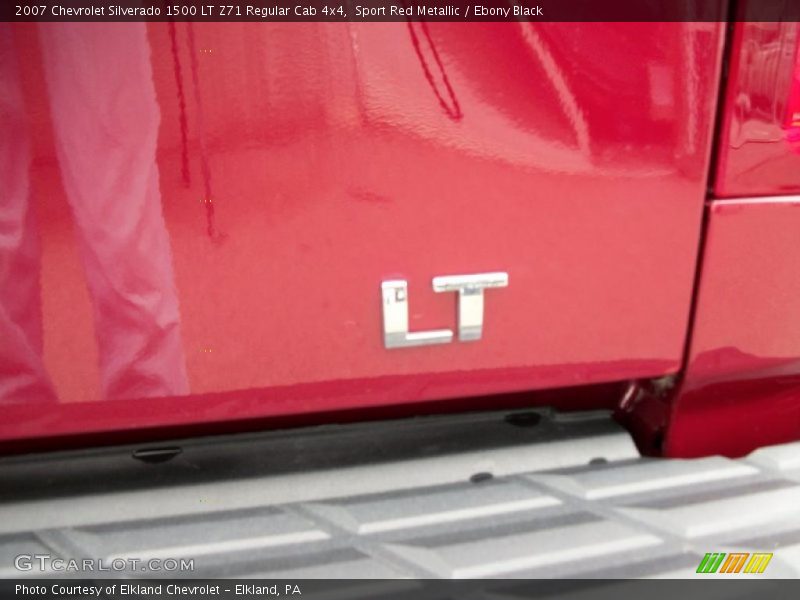 Sport Red Metallic / Ebony Black 2007 Chevrolet Silverado 1500 LT Z71 Regular Cab 4x4
