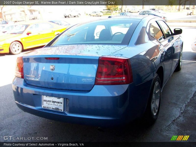 Marine Blue Pearl / Dark Slate Gray/Light Slate Gray 2007 Dodge Charger SE