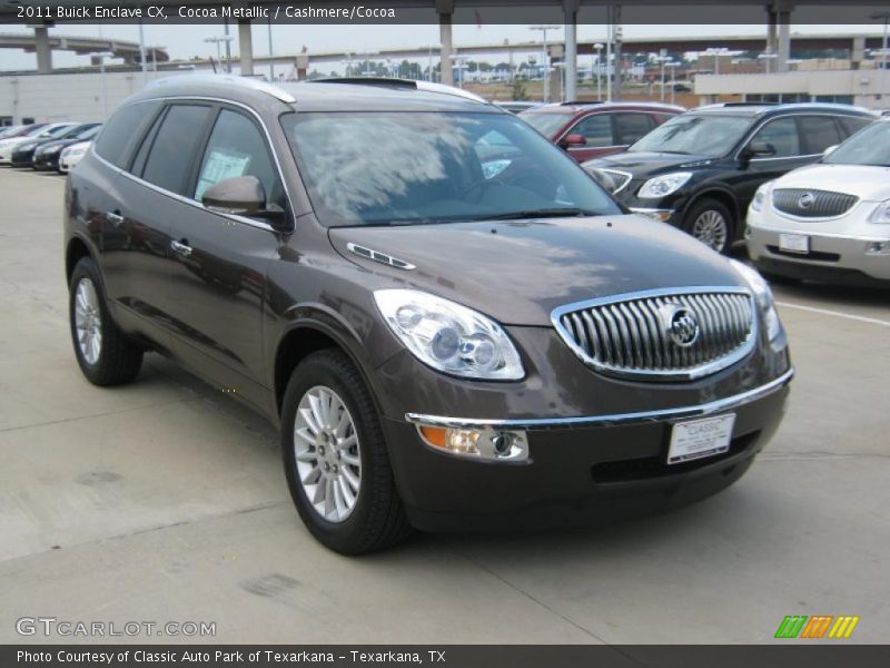Cocoa Metallic / Cashmere/Cocoa 2011 Buick Enclave CX