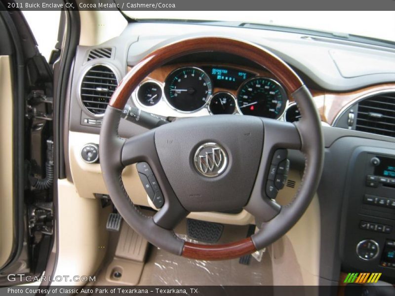 Cocoa Metallic / Cashmere/Cocoa 2011 Buick Enclave CX