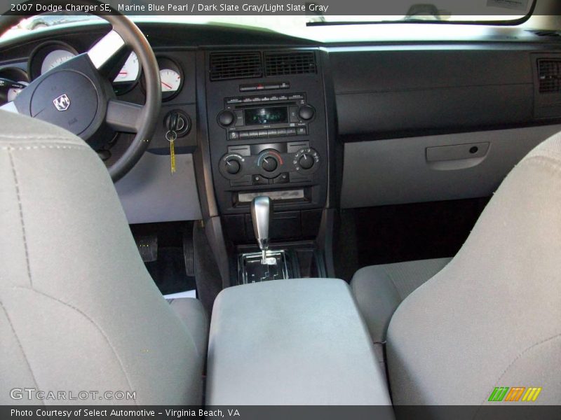 Marine Blue Pearl / Dark Slate Gray/Light Slate Gray 2007 Dodge Charger SE