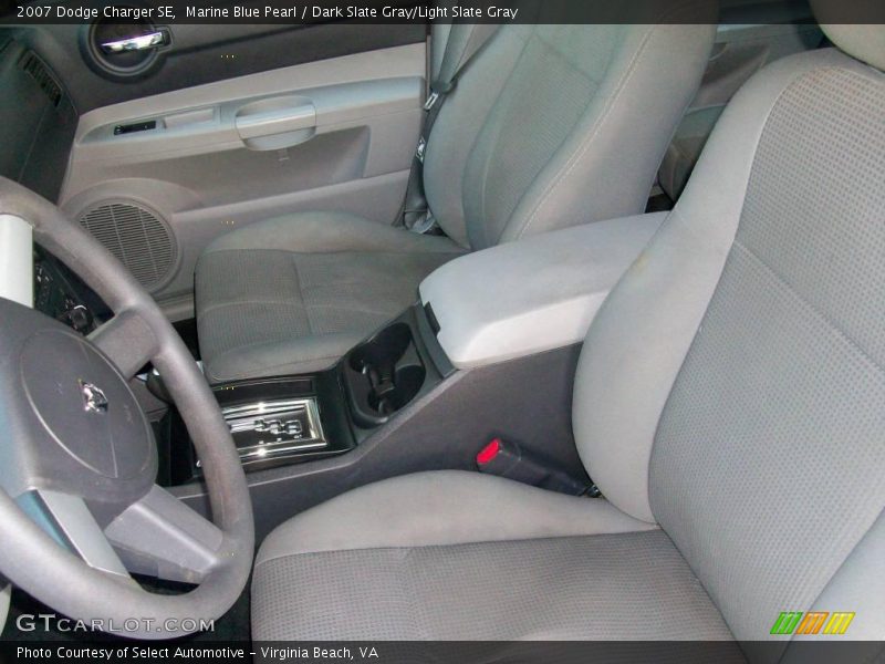 Marine Blue Pearl / Dark Slate Gray/Light Slate Gray 2007 Dodge Charger SE