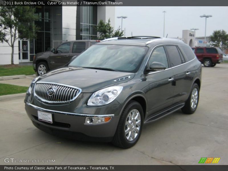 Cyber Gray Metallic / Titanium/Dark Titanium 2011 Buick Enclave CXL