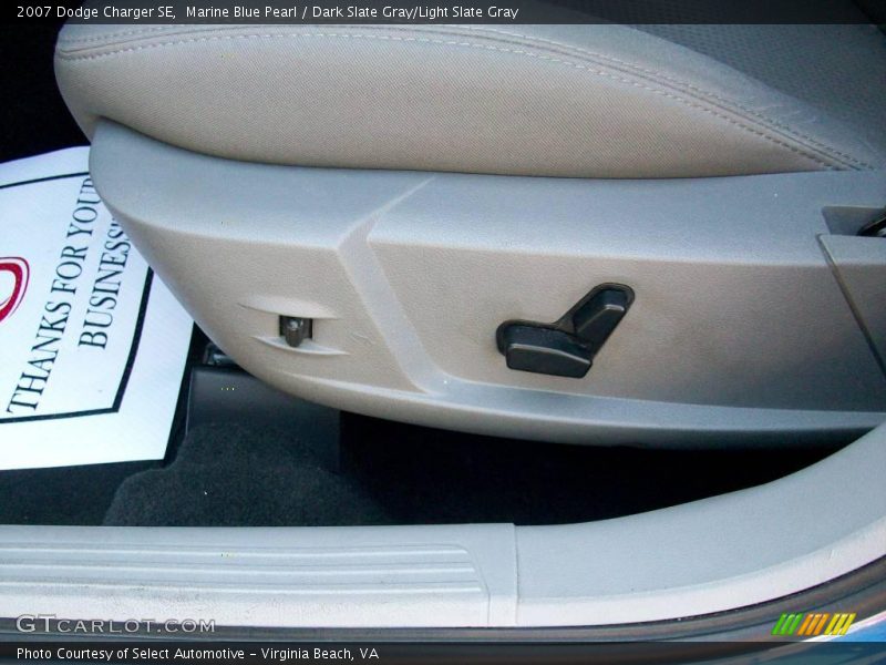 Marine Blue Pearl / Dark Slate Gray/Light Slate Gray 2007 Dodge Charger SE