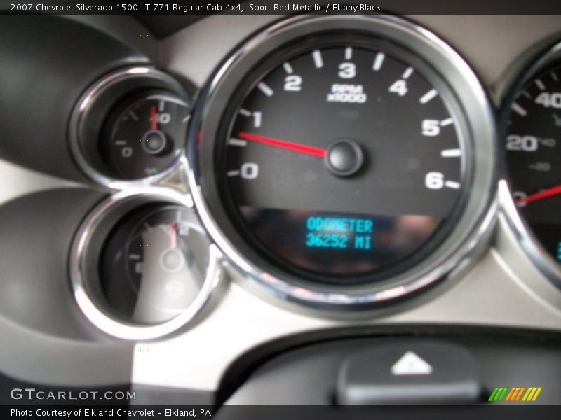 Sport Red Metallic / Ebony Black 2007 Chevrolet Silverado 1500 LT Z71 Regular Cab 4x4