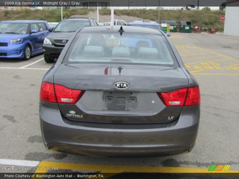 Midnight Gray / Gray 2009 Kia Optima LX