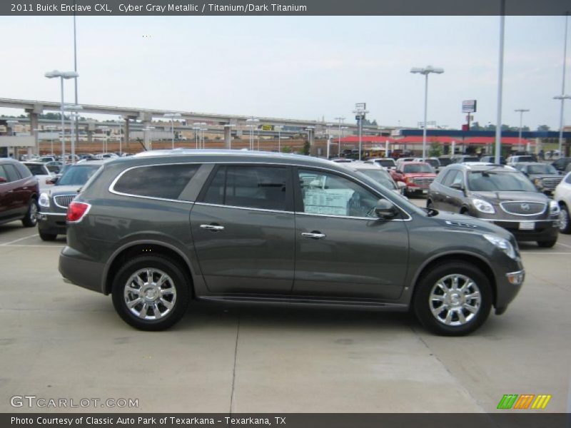 Cyber Gray Metallic / Titanium/Dark Titanium 2011 Buick Enclave CXL