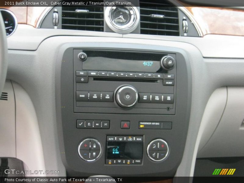 Cyber Gray Metallic / Titanium/Dark Titanium 2011 Buick Enclave CXL