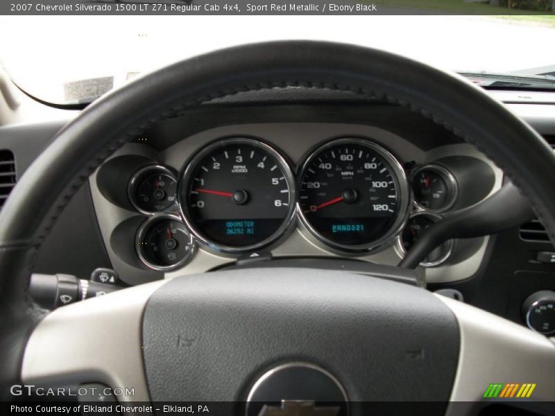 Sport Red Metallic / Ebony Black 2007 Chevrolet Silverado 1500 LT Z71 Regular Cab 4x4