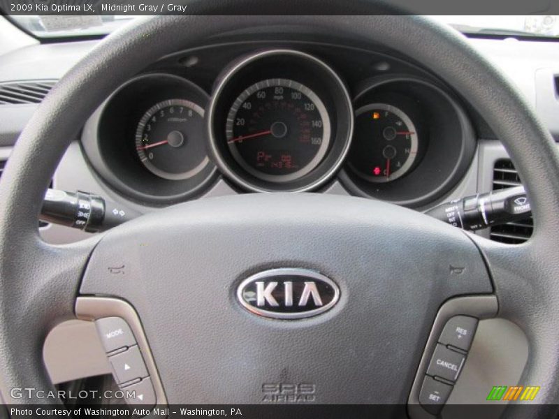 Midnight Gray / Gray 2009 Kia Optima LX