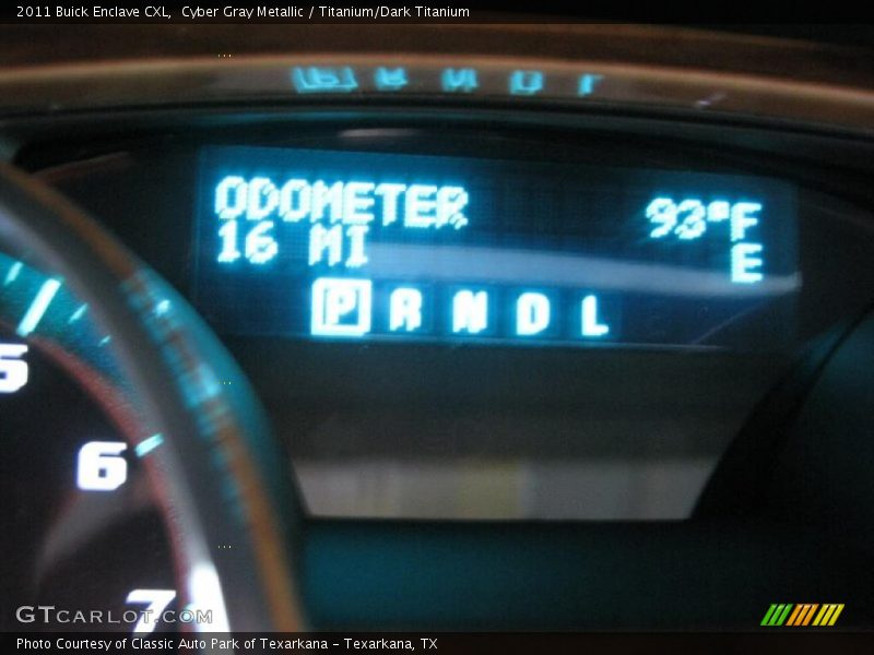 Cyber Gray Metallic / Titanium/Dark Titanium 2011 Buick Enclave CXL